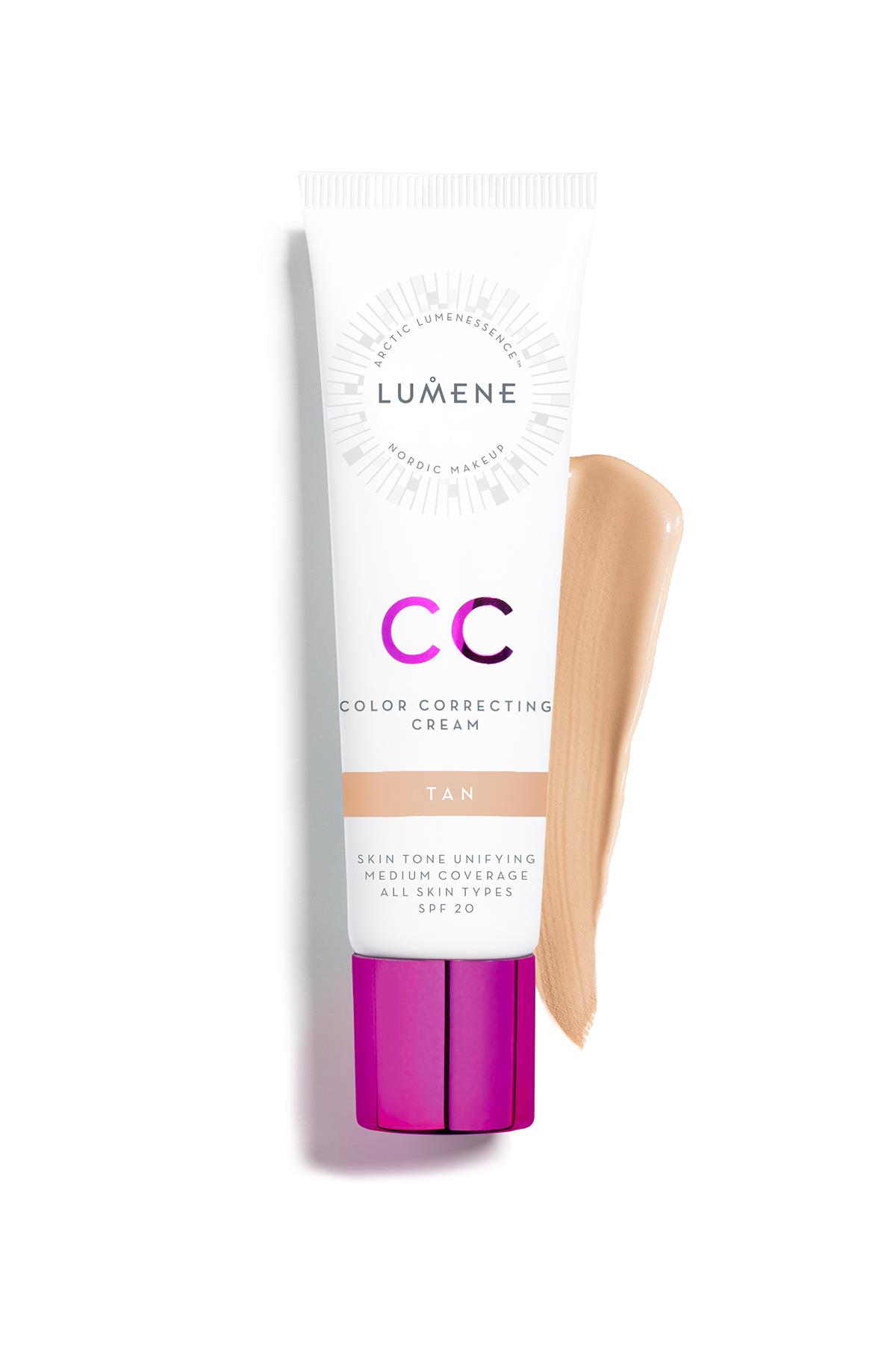 Lumene CC Cream Shade Tan-7 Etkili Renk Dengeleyici CC Krem SPF 20 Koyu
